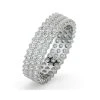 Eternity Ring Jasmine 18K White Gold Diamond 2.00ct G/Vs