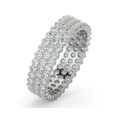 Eternity Ring Jasmine Platinum Diamond 2.00ct H/Si