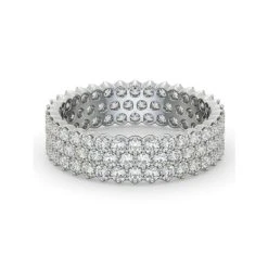 Eternity Ring Jasmine 18K White Gold Diamond 2.00ct H/Si -The Diamond Store HG30 200W2 2
