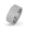 Eternity Ring Jasmine 18K White Gold Diamond 3.00ct H/Si