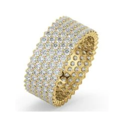 Eternity Ring Jasmine 18K Gold Diamond 3.00ct G/Vs