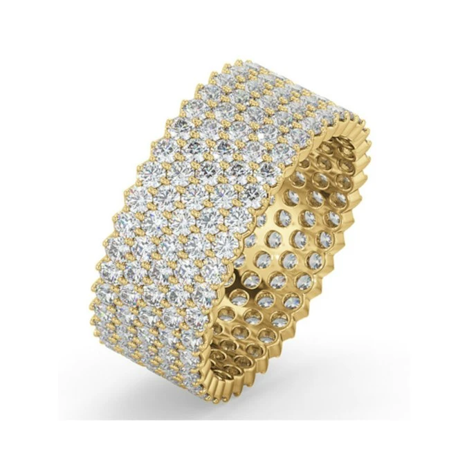 Eternity Ring Jasmine 18K Gold Diamond 3.00ct G/Vs 1 Eternity Ring Jasmine 18K Gold Diamond 3.00ct G/Vs