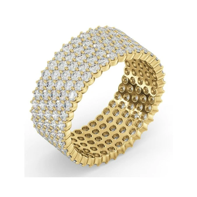 Eternity Ring Jasmine 18K Gold Diamond 3.00ct G/Vs 2 Eternity Ring Jasmine 18K Gold Diamond 3.00ct G/Vs - Image 2