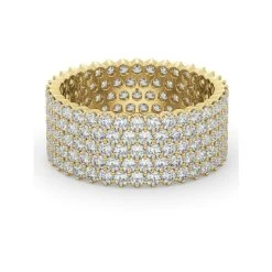 Eternity Ring Jasmine 18K Gold Diamond 3.00ct H/Si -The Diamond Store HG30 300Y2 1