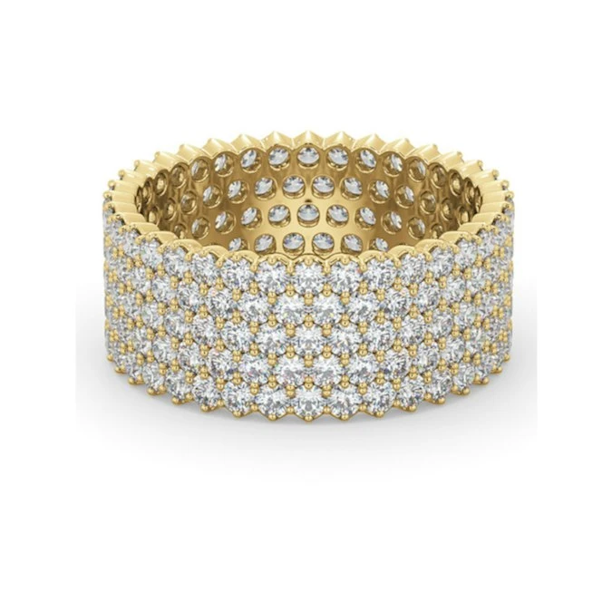 Eternity Ring Jasmine 18K Gold Diamond 3.00ct G/Vs 3 Eternity Ring Jasmine 18K Gold Diamond 3.00ct G/Vs - Image 3
