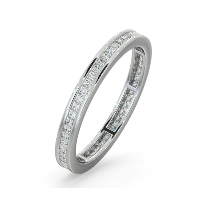 Eternity Ring Lauren Platinum Diamond 0.50ct G/Vs 1 Eternity Ring Lauren Platinum Diamond 0.50ct G/Vs