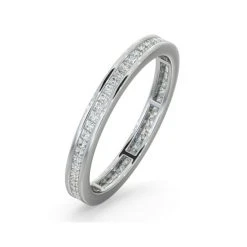 Eternity Ring Lauren 18K White Gold Diamond 0.50ct H/Si