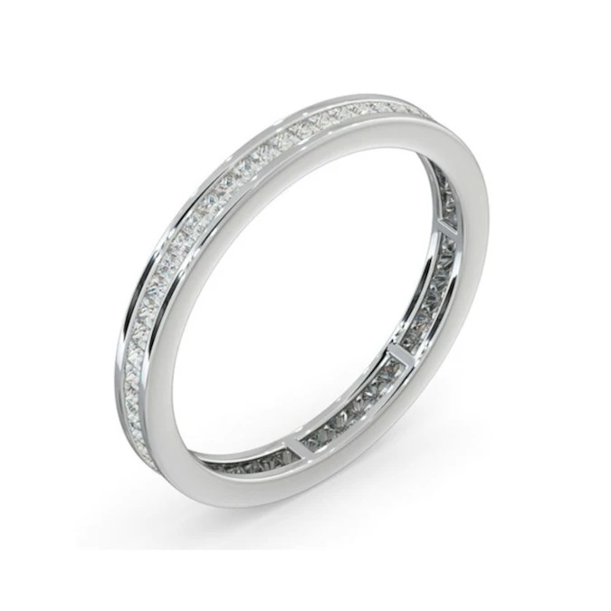 Eternity Ring Lauren Platinum Diamond 0.50ct G/Vs 2 Eternity Ring Lauren Platinum Diamond 0.50ct G/Vs - Image 2