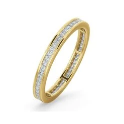 Eternity Ring Lauren 18K Gold Diamond 0.50ct G/Vs