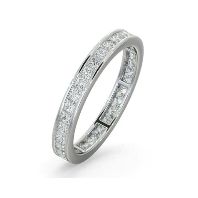Eternity Ring Lauren 18K White Gold Diamond 1.00ct G/Vs 1 Eternity Ring Lauren 18K White Gold Diamond 1.00ct G/Vs