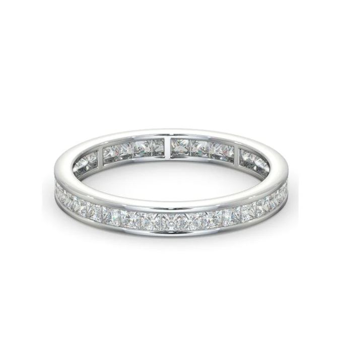 Eternity Ring Lauren Platinum Diamond 1.00ct H/Si 3 Eternity Ring Lauren Platinum Diamond 1.00ct H/Si - Image 3