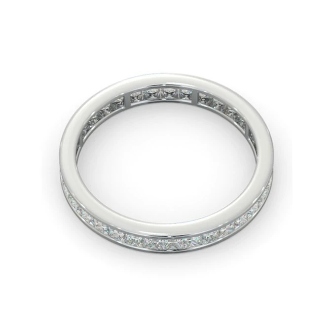 Eternity Ring Lauren 18K White Gold Diamond 1.00ct G/Vs 4 Eternity Ring Lauren 18K White Gold Diamond 1.00ct G/Vs - Image 4