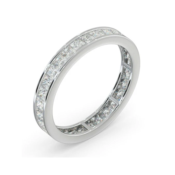 Eternity Ring Lauren Platinum Diamond 1.50ct G/Vs 2 Eternity Ring Lauren Platinum Diamond 1.50ct G/Vs - Image 2
