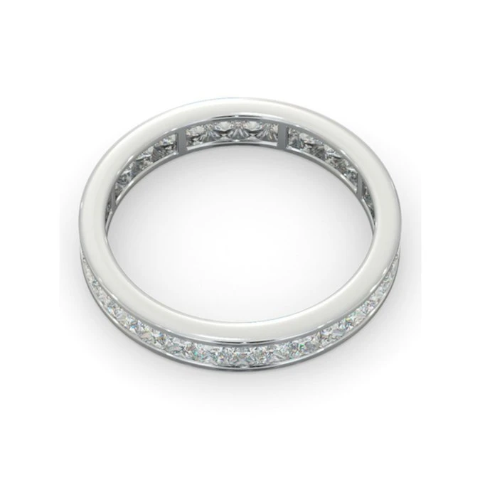 Eternity Ring Lauren Platinum Diamond 1.50ct G/Vs 4 Eternity Ring Lauren Platinum Diamond 1.50ct G/Vs - Image 4