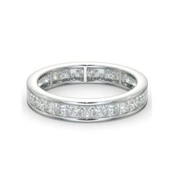Lauren Lab Princess Diamond Eternity Ring Platinum 2.00ct G/Vs -The Diamond Store HG31 200W2 6