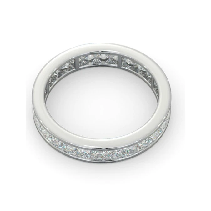 Eternity Ring Lauren 18K White Gold Diamond 2.00ct G/Vs 4 Eternity Ring Lauren 18K White Gold Diamond 2.00ct G/Vs - Image 4