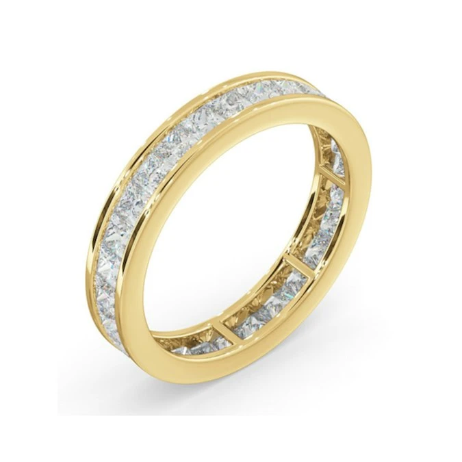 Eternity Ring Lauren 18K Gold Diamond 2.00ct H/Si 2 Eternity Ring Lauren 18K Gold Diamond 2.00ct H/Si - Image 2