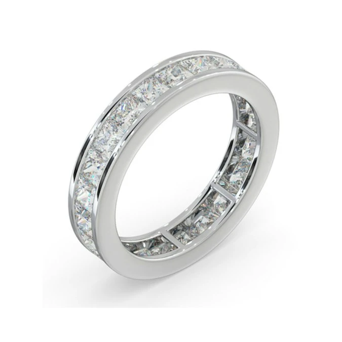Eternity Ring Lauren 18K White Gold Diamond 3.00ct H/Si 2 Eternity Ring Lauren 18K White Gold Diamond 3.00ct H/Si - Image 2