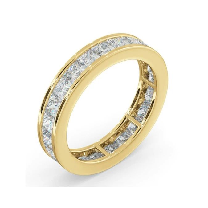 Eternity Ring Lauren 18K Gold Diamond 3.00ct G/Vs 2 Eternity Ring Lauren 18K Gold Diamond 3.00ct G/Vs - Image 2