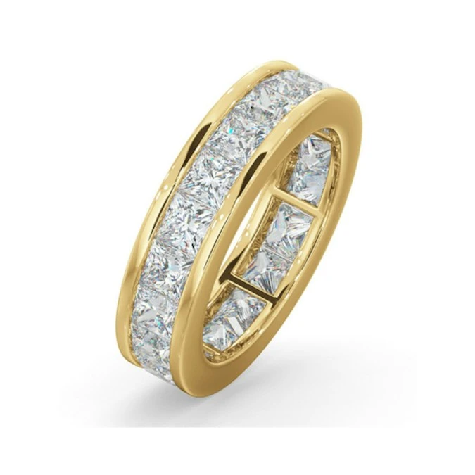 Eternity Ring Lauren 18K Gold Diamond 5.00ct G/Vs 1 Eternity Ring Lauren 18K Gold Diamond 5.00ct G/Vs