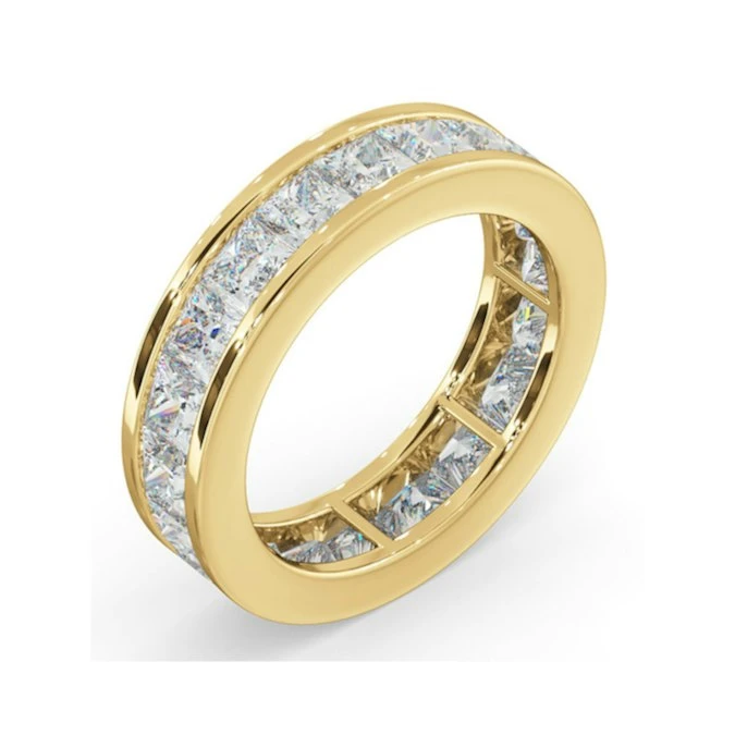 Eternity Ring Lauren 18K Gold Diamond 5.00ct G/Vs 2 Eternity Ring Lauren 18K Gold Diamond 5.00ct G/Vs - Image 2