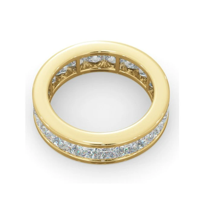 Eternity Ring Lauren 18K Gold Diamond 5.00ct G/Vs 4 Eternity Ring Lauren 18K Gold Diamond 5.00ct G/Vs - Image 4