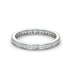 Diamond Eternity Ring Rae Channel Set 0.50ct G/Vs In Platinum 8 Diamond Eternity Ring Rae Channel Set 0.50ct G/Vs In Platinum -The Diamond Store HG33 050W2 3