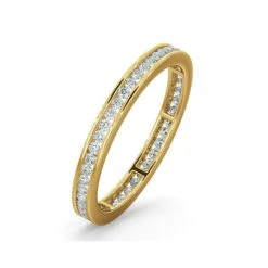 Diamond Eternity Ring Rae Channel Set 0.50ct G/Vs In 18K Gold