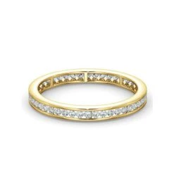 Diamond Eternity Ring Rae Channel Set 0.50ct H/Si In 18K Gold 8 Diamond Eternity Ring Rae Channel Set 0.50ct H/Si In 18K Gold -The Diamond Store HG33 050Y2 1