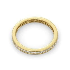 Diamond Eternity Ring Rae Channel Set 0.50ct G/Vs In 18K Gold 9 Diamond Eternity Ring Rae Channel Set 0.50ct G/Vs In 18K Gold -The Diamond Store HG33 050Y3