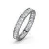 Diamond Eternity Ring Rae Channel Set 1.00ct H/Si In 18K White Gold