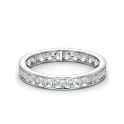 Diamond Eternity Ring Rae Channel Set 1.00ct H/Si In Platinum 8 Diamond Eternity Ring Rae Channel Set 1.00ct H/Si In Platinum -The Diamond Store HG33 100W2 3