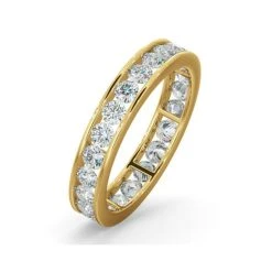 Diamond Eternity Ring Rae Channel Set 1.50ct H/Si In 18K Gold