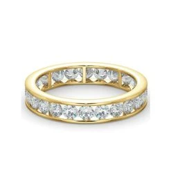 Diamond Eternity Ring Rae Channel Set 1.50ct H/Si In 18K Gold 8 Diamond Eternity Ring Rae Channel Set 1.50ct H/Si In 18K Gold -The Diamond Store HG33 150Y2
