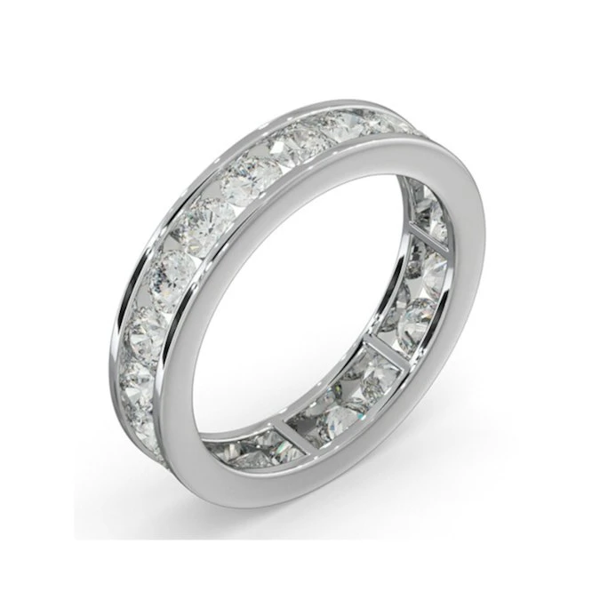 Diamond Eternity Ring Rae Channel Set 2.00ct G/Vs In 18K White Gold 2 Diamond Eternity Ring Rae Channel Set 2.00ct G/Vs In 18K White Gold - Image 2