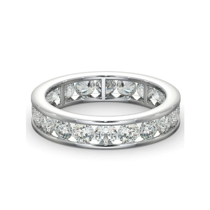 Diamond Eternity Ring Rae Channel Set 2.00ct H/Si In Platinum 3 Diamond Eternity Ring Rae Channel Set 2.00ct H/Si In Platinum - Image 3