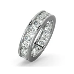 Diamond Eternity Ring Rae Channel Set 3.00ct G/Vs In 18K White Gold