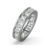 Diamond Eternity Ring Rae Channel Set 3.00ct H/Si In 18K White Gold
