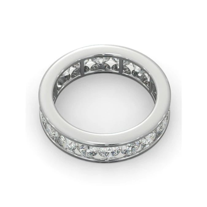 Diamond Eternity Ring Rae Channel Set 3.00ct G/Vs In Platinum 4 Diamond Eternity Ring Rae Channel Set 3.00ct G/Vs In Platinum - Image 4