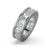 Diamond Eternity Ring Rae Channel Set 5.00ct H/Si In 18K White Gold