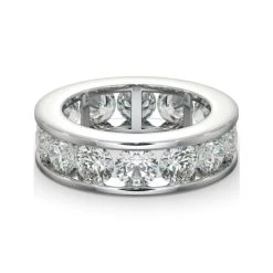 Diamond Eternity Ring Rae Channel Set 5.00ct G/Vs In Platinum -The Diamond Store HG33 500W2 3