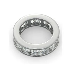 Diamond Eternity Ring Rae Channel Set 5.00ct G/Vs In Platinum -The Diamond Store HG33 500W3 3