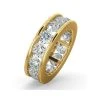 Diamond Eternity Ring Rae Channel Set 5.00ct G/Vs In 18K Gold