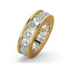 Diamond Eternity Ring Rae Channel Set 5.00ct G/Vs In 18K Gold