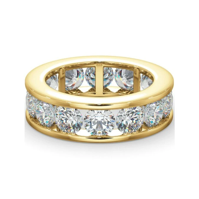 Diamond Eternity Ring Rae Channel Set 5.00ct G/Vs In 18K Gold 3 Diamond Eternity Ring Rae Channel Set 5.00ct G/Vs In 18K Gold - Image 3
