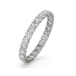 Eternity Ring Chloe 18K White Gold Diamond 1.00ct H/Si
