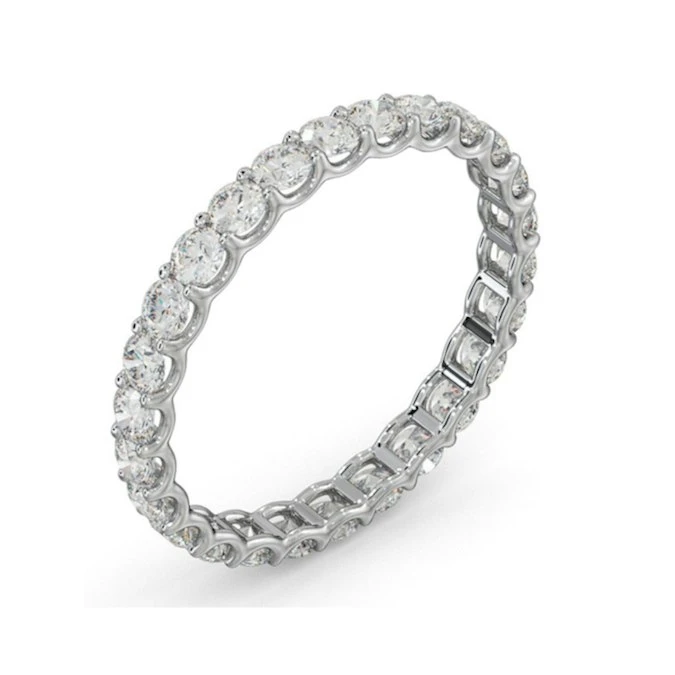 Eternity Ring Chloe 18K White Gold Diamond 1.00ct G/Vs 2 Eternity Ring Chloe 18K White Gold Diamond 1.00ct G/Vs - Image 2