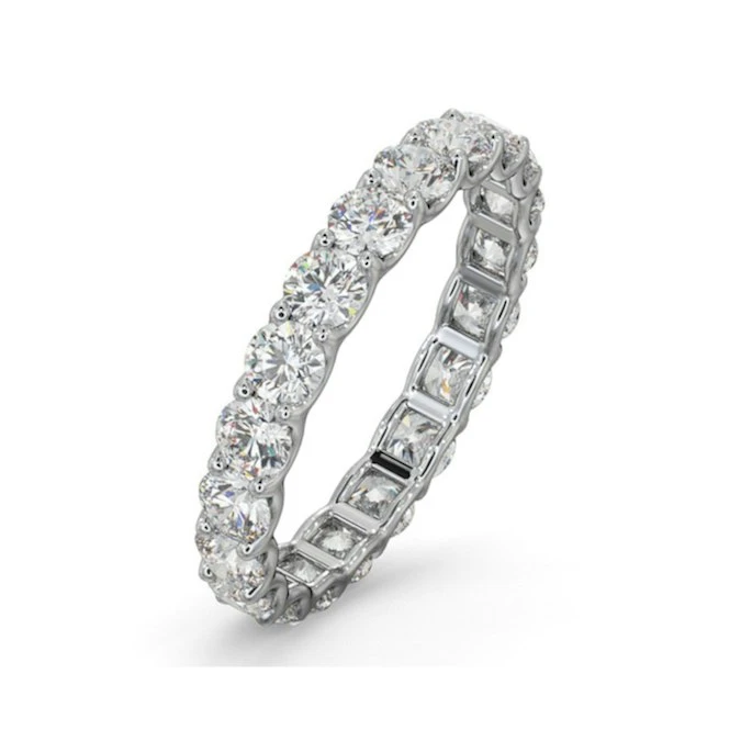 Eternity Ring Chloe Platinum Diamond 2.00ct G/Vs 1 Eternity Ring Chloe Platinum Diamond 2.00ct G/Vs