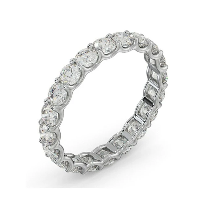 Eternity Ring Chloe Platinum Diamond 2.00ct G/Vs 2 Eternity Ring Chloe Platinum Diamond 2.00ct G/Vs - Image 2