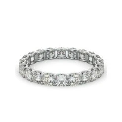 Chloe Lab Diamond Eternity Ring 18K White Gold Claw Set 2.00ct G/Vs 8 Chloe Lab Diamond Eternity Ring 18K White Gold Claw Set 2.00ct G/Vs -The Diamond Store HG34 200W2 2